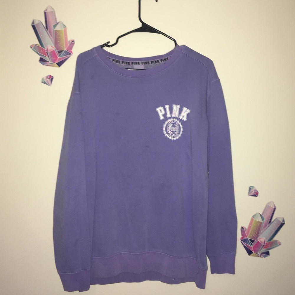 Lavender pull over from Pink by Victoria’s Secret